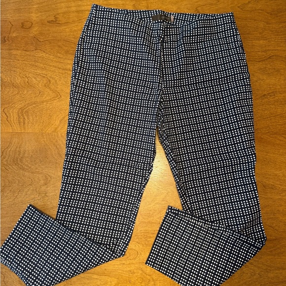 Crosby Navy and White Patterned Dress Pants - Picture 1 of 9